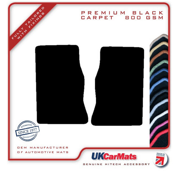 Triumph TR5 / TR6 1967-1976 Black Premium Carpet Tailored Car Mats HITECH