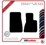 Vauxhall Firenza 1973-1975 Black Premium Carpet Tailored Car Mats HITECH