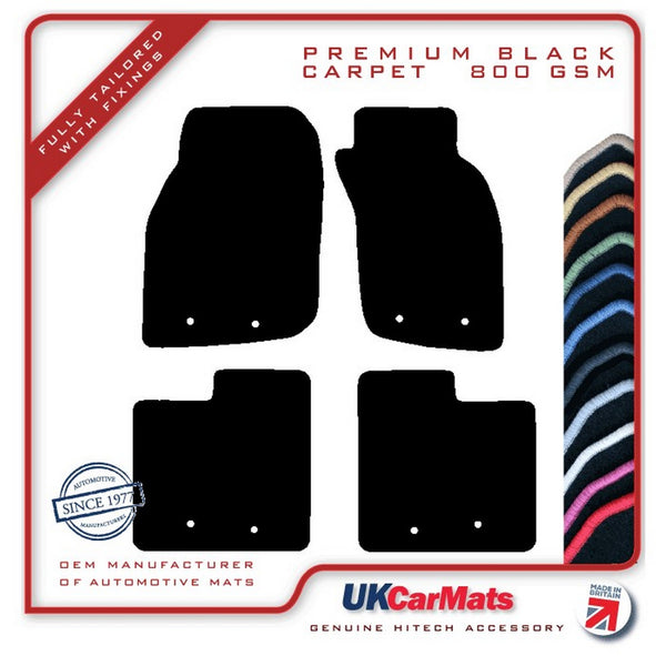 Volvo S40 & V40 1995-1999 Black Premium Carpet Tailored Car Mats HITECH