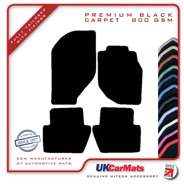 Volvo C70 Coupe / Convertible 1996-2005 Black Premium Carpet Tailored Car Mats HITECH