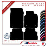 Vauxhall Vectra 2002-2008 Black Premium Carpet Tailored Car Mats HITECH