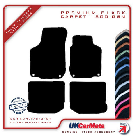 VW Beetle (Front Fixings Only) 1999-2005 Black Premium Carpet Tailored Car Mats HITECH