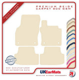 VW Golf Mk7 2012-2020 Beige Premium Carpet Tailored Car Mats HITECH