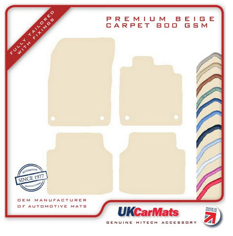 VW ID.5 2021 onwards Beige Premium Carpet Tailored Car Mats HITECH