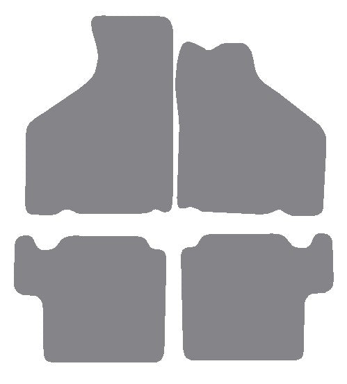Mini Original 1970-2001 Grey Premium Carpet Tailored Car Mats NV HITECH