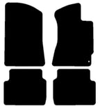 Subaru PRrester 2003-2008 Black Premium Carpet Tailored Car Mats NV HITECH