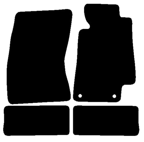 Toyota Supra 1993-2000 Black Premium Carpet Tailored Car Mats NV HITECH