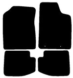 Toyota Yaris 3dr 1999-2005 Black Luxury Velour Tailored Car Mats NV HITECH