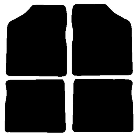 Triumph Dolomite 1972-1980 Black Luxury Velour Tailored Car Mats NV HITECH