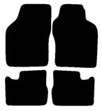 Vauxhall Cavalier 3 1988-1996 Black Luxury Velour Tailored Car Mats NV HITECH