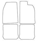 VW Beetle Classic 1950-2003 Tailored VS Rubber Car Mats