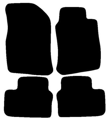 Vauxhall Vectra 1995-2002 Black Premium Carpet Tailored Car Mats NV HITECH