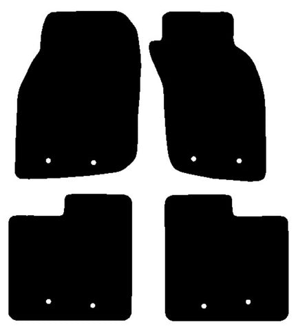 Volvo S40 & V40 1995-1999 Black Premium Carpet Tailored Car Mats NV HITECH