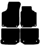 Volkswagen VW  Golf Mk4 1997-2004 Black Tailored Carpet Car Mats NV HITECH