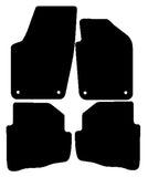 VW PRx 2006-2012 Black Premium Carpet Tailored Car Mats NV HITECH