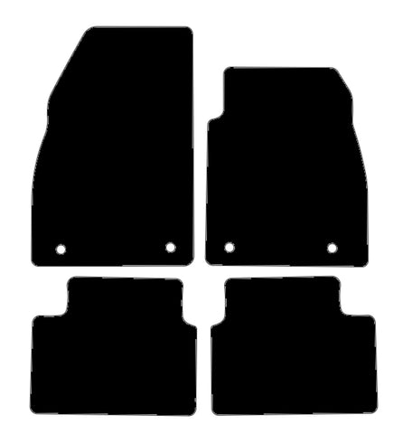 Vauxhall Insignia (Front Fixings Only) 2008-2013 Black Premium Carpet Tailored Car Mats NV HITECH