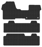 Vauxhall Vivaro 4 Life MPV 2019 onwards Chequered Rubber Tailored Van Mats HITECH