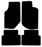 Volvo 740 Man 1982-1991 Black Tailored Carpet Car Mats NV HITECH