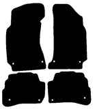 VW Passat Stud Fixing 2000-2005 Black Tailored Carpet Car Mats NV HITECH